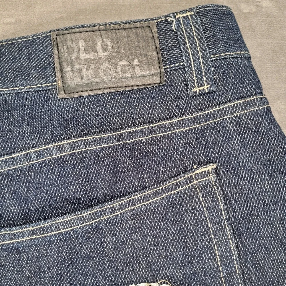 Old‎ Skool Vintage Jeans Denim Blue Baggy Skater Hip Hop Men's Size 44